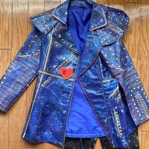 Disney Evie Descendants 2 Jacket and Pants Girls Size 7/8 Medium